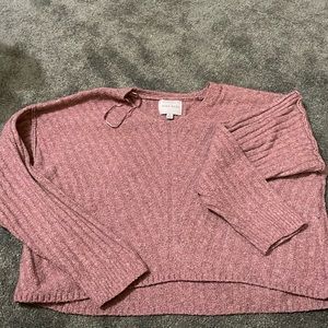 Pink sweater